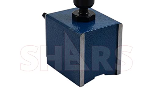 Shars 176 Lbs Universal Magnetic Base Indicator Holder with Speed Set Fine Adjustment + 0.03" Dial Test Indicator 202-7960(202-7932+303-3203) P]