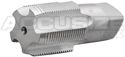 Accusize 1/16"-27 HSS Taper Pipe Tap - NPT, NPT-116 | 1/16"-27, 4 Flutes, 2-1/8" OAL, HSS Taper Pipe Tap - NPT