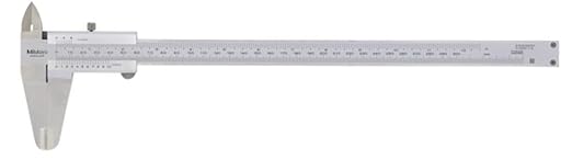 Mitutoyo 530-316 Vernier Caliper, Stainless Steel, Inch/Metric, 0-6" Range, +/-0.002" Accuracy, 0.0078" Resolution | Inch/Metric, +/-0.002" Accuracy, 0.0078" Resolution