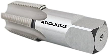 Accusize 3/4"-14 HSS Taper Pipe Tap - NPT, NPT-34 | 3/4"-14, 5 Flutes, 3-1/4" OAL, HSS Taper Pipe Tap - NPT