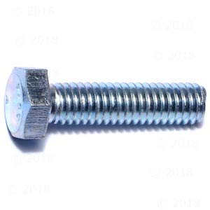 Hard to Find Fastener Tap Hex Bolts, Durable Corrosion-Resistant Steel Hex Head Bolt for Home Improvement, DIY, Construction, 5/16-18 x 1-1/4, Pack of 100