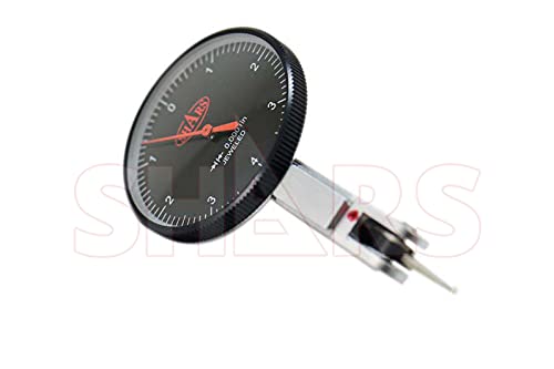 Shars 0.008" x 0.00012" Large Black Face Dial Test Indicator 303-3210B P]