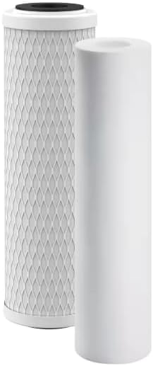 Pentair OMNIFilter 2-Stage Undersink Filter Pack, Replacement for 10" Undersink Dual Housing Filtration System