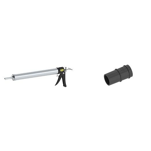 Albion Engineering 30oz DL-59-T13 Special Deluxe Manual Bulk Caulking Gun & 33-10 2" Barrel Loading Sleeve Bundle