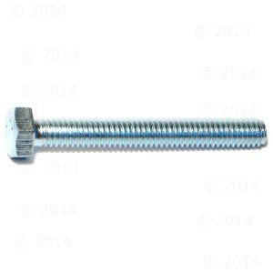 Hard to Find Fastener Tap Hex Bolts, Durable Corrosion-Resistant Steel Hex Head Bolt for Home Improvement, DIY, Construction, 5/16-18 x 2-1/2, Pack of 100