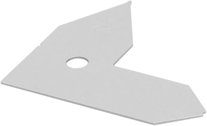 Accusize Industrial Tools Radius Gage Sets Fractional Gages, Pack of 6 | 25 Pc Set, 1/64-1/2" Range, Satin Chrome Finish, Rustproof Steel, with Holder, 3602-5021x6