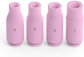 YESWELDER 11Pcs TIG Welding Torch Consumables Kit Collets Alumina Ceramic Cups For WP-17/18/26