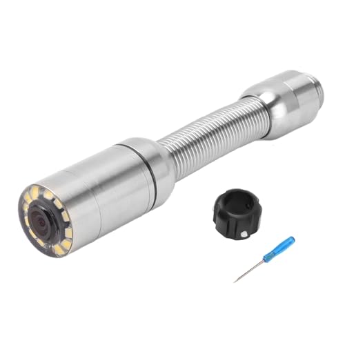 Sewer Inspection Camera Head Pipe Drain Endoscope Camera IP68 with 12 LED Lights for Pipeline Inspection