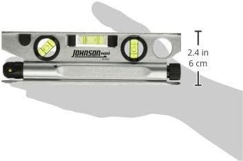 Johnson Level & Tool 40-6164 Magnetic Torpedo Laser Level, Red, 1 Laser Level