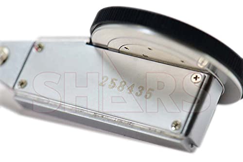 Shars 0.008" x 0.00012" Large Black Face Dial Test Indicator 303-3210B P]