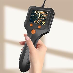 Daxiongmao Borescope Camera, 1080P HD IP67 Waterproof Endoscope with LED Light, Flexible Snake Camera for Automotive Engine, Pipe, Wall & Vent Inspection