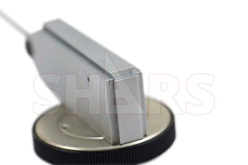 Shars .030" x .0005" Large Black Face Dial Test Indicator w/Long Contact Point Reach 303-3279 P