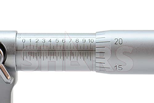 Shars 0-1" Multi Anvil Micrometer, .0001" Graduation 303-2304 P