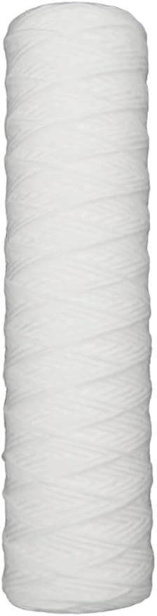 IPW Industries Inc. | 5-Pack 5-Micron String Wound Sediment Filter - Whole House Water Filter Cartridge Replacements for Campbell 1SS (9-34" x 2.5")