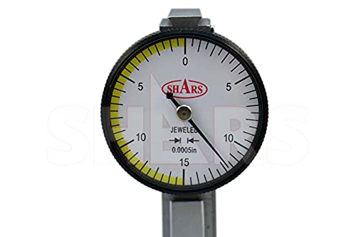 Shars .030" x .0005" Dial Test Indicator w/Long Contact Point Reach 303-3276 P]
