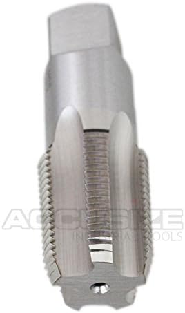 Accusize 3/4"-14 HSS Taper Pipe Tap - NPT, NPT-34 | 3/4"-14, 5 Flutes, 3-1/4" OAL, HSS Taper Pipe Tap - NPT