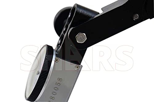 Shars 176 Lbs Universal Magnetic Base Indicator Holder with Speed Set Fine Adjustment + 0.03" Dial Test Indicator 202-7960(202-7932+303-3203) P]