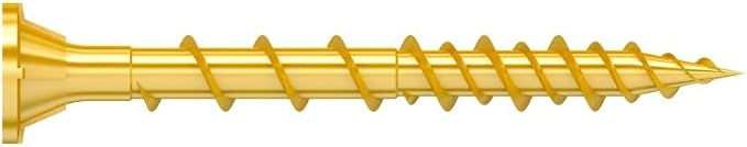 Simpson Strong-Tie WSV134S Strong-Drive WSV Subfloor Screw (Collated) - #9 x 1-3/4 in. 6-Lobe T-25 Drive Bit, Rimmede Flat Head with Nibs, Yellow-Zinc Coated (2000-Qty)