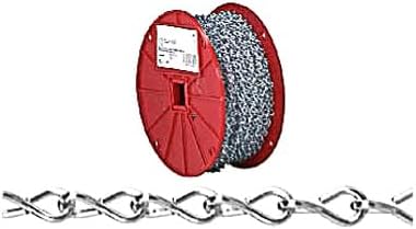 Campbell Tool Chain Single Jack Link #12 Zinc Plated 100' Per Roll