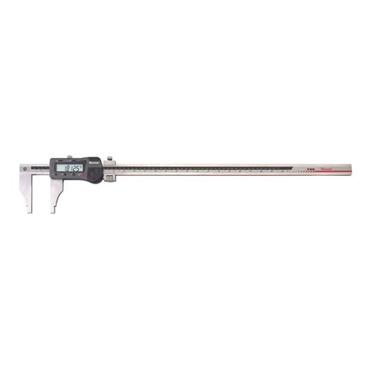 Starrett Stainless Steel Electronic Slide Caliper - 0-24" Range, .0005" Resolution, LCD Display, Fine Adjustment Thumb Wheel, in/mm Conversion - 799AZ-24/600