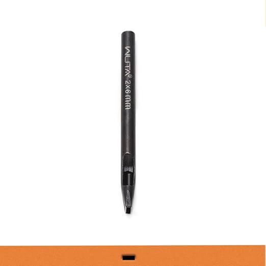 WUTA Rectangle Leather Hole Punch, High Carbon Steel Punching Tool, Hollow Punch Cutter for Leather Belt & DIY Crafting (2 * 6mm 1PC)