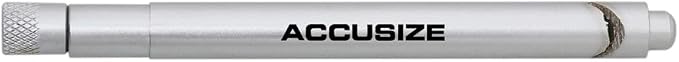 Accusize Industrial Tools Radius Gage Sets Fractional Gages, Pack of 6 | 25 Pc Set, 1/64-1/2" Range, Satin Chrome Finish, Rustproof Steel, with Holder, 3602-5021x6
