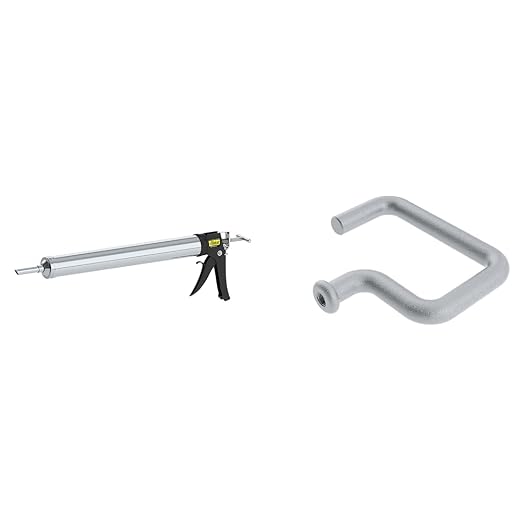 Albion Engineering 30oz DL-59-T13 Special Deluxe Manual Bulk Caulking Gun Bundle with 310-1 Aluminum Ladder Hook-Pull
