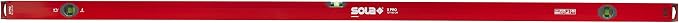 SOLA LSX72 X PRO Aluminum Box Profile Spirit Level with 3 60% Magnified Vials, 72-Inch , Red
