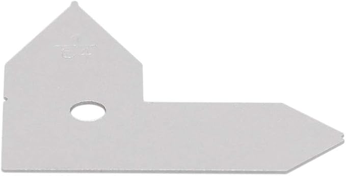 Accusize Industrial Tools 25 Pc Radius Gage Set, Fractional, 1/64-1/2'' Gages with Holder, 3602-5021 | 25 Pc Set, 1/64-1/2" Range, Satin Chrome Finish, Rustproof Steel, with Holder, EG02-5021