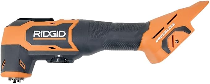 RIDGID 18V Brushless Cordless Oscillating Multi-Tool (Tool Only) | Battery and Charger Sold Separately - Not eligible for the Lifetime Service Agreement