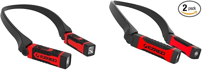 EZRED ANYWEAR Rechargeable Neck Light Bundle for Hands-Free Lighting