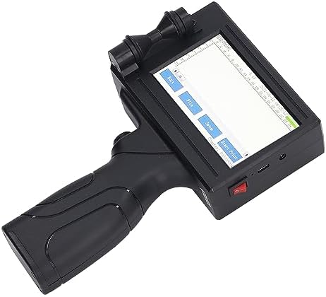 FTVOGUE Handheld Inkjet Printer Label Printer for Printing Production Date Batch Number Logo