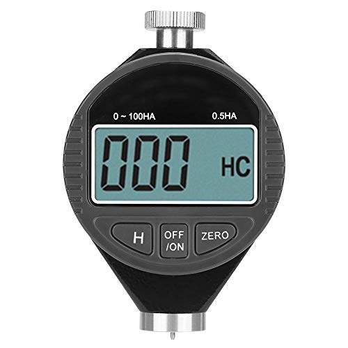 Shore A Durometer Digital Hardness Tester (100HD) for Rubber Tires Soft Materials Portable LCD Display Easy Measurement