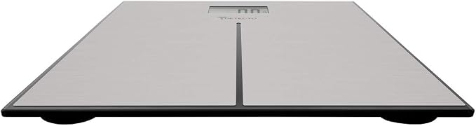 Detecto D133 Deluxe Modern Stainless Steel Body Weight Bathroom Scale, Digital LCD Display, 400lb Capacity
