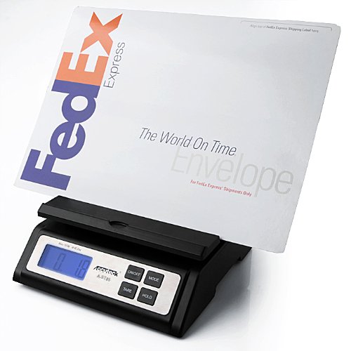 Accuteck 85LB Heavy Duty Digital Shipping Postal Scale with Extra Large Display (Battery and AC Adapter Included)