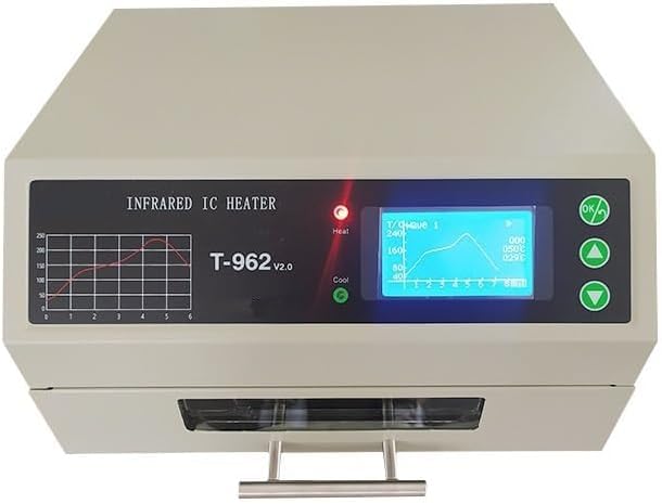 SPIRICH T962-V2.0 Intelligent Infrared IC Heater PCB Soldering Furnace Reflow Oven with Online Funtion and Exhaust Pipe