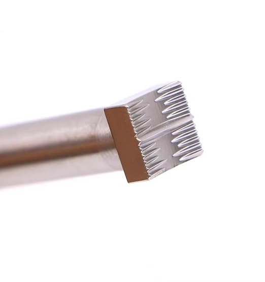 Leather Stamps Tool Stainless Steel Stamping Tool Woven Pattern Stamping Professional LeatherCrafts Carving DIY Kit