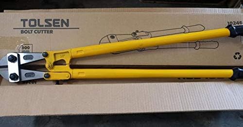 TOLSEN Bolt Cutters Heavy Duty, Bolt Cutter for Padlocks, Lock Cutter Heavy Duty Chain, Rods, Rivets, Locks and Wire Cutter - Ergonomic Non-Slip Handle Bolt Cutter (36")