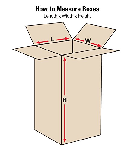 BOX USA Shipping Boxes Tall 8"L x 8"W x 60"H 15-Pack - Corrugated Cardboard Box for Moving, Mailing, Packing, Packaging and Storage