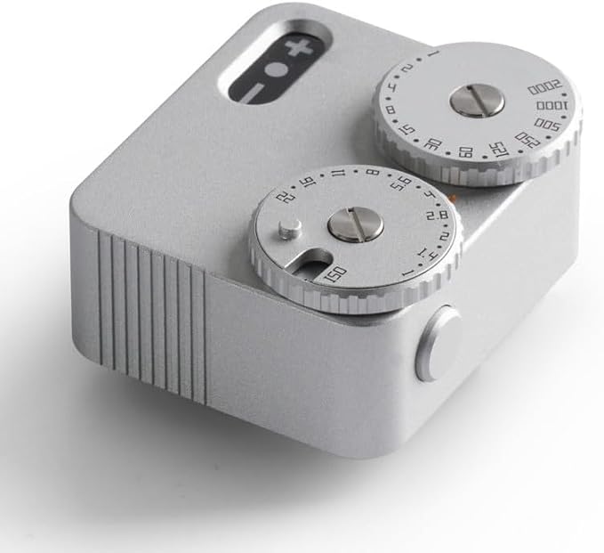 TTartisan Light Meter II, Real-time Metering Tool, Two Dial to Adjust ISO, Aperture and Shutter Speed, Compatible with Older Leicas and Similar Rangefinder Cameras