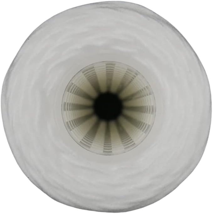 IPW Industries Inc. 5 Micron String Wound Water Filter for Universal Whole House Replacement Cartridge Sediment Filters for Well Water 10" x 2.5" - 6 Pack