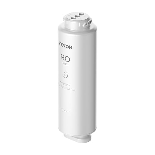 VEVOR Reverse Osmosis Filter, 11-stage Reverse Osmosis Water Filter Replacement, Compatible with SS-005 800 GPD Under Sink Water Filter, 24 Months RO Filter Cartridge, Reduces Lead & Chlorine, Rust