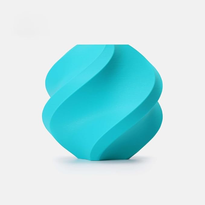 Bambu Lab PLA Filament Matte 3D Printer Filament 1.75mm PLA 1kg High Tenacity Eco Friendly - Turquoise (10605) - Refill