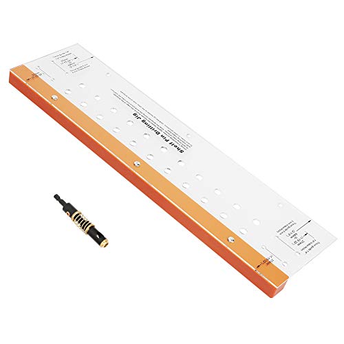 Woodworking Hole Drill Guide, Self Centering Shelf Pin Jig, Positioning Tool for Furniture Factory and DIY Enthusiasts