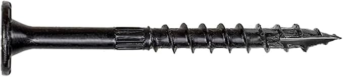 Simpson Strong-Tie SDWS22312DBB-R50 Outdoor Accents Structural Wood Screw — .220 in. x 3-1/2 in. DB Coating, Black (50-Qty)
