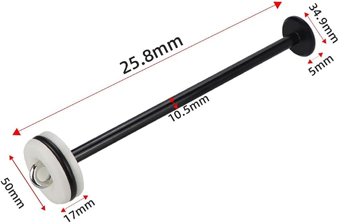 10 oz / 20 oz Sausage Pneumatic Caulking Gun Two Functions Silicone Sealant Gun Air Rubber Gun Caulk Applicator Tool with 25 Transparent Glue Nozzles