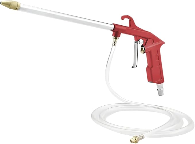 Air Engine Cleaning Spray Gun with 4Ft Hose- High Pressure Pneumatic Cleaning Sprayer Auto Water Cleaner Nozzle Hose Wash Spray Tool- Air Blow Gun Car Engine Dust Cleaner Tools (Straight Head)