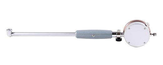 Accusize Industrial Tools 0.7-1.5'' by 0.0005'' Ddial Bore Gauges, Stem Length 6'', Ee20-5015 | 6" Stem Length, Self-Centering, Chrome-Plated Handle, Insulated Grip, EE20-5015