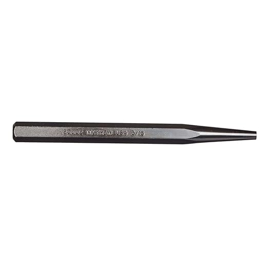 Mayhew Pro 20002 3/16-Inch Black Oxide Solid Punch