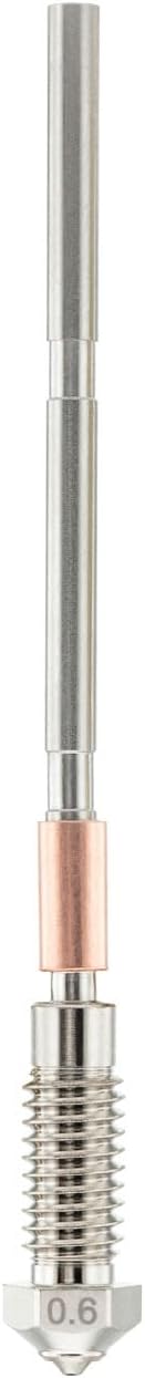 Tungsten Carbide Nozzle 0.6mm for Prusa MK4 / XL 3D Printer, Less Brittle, High Thermal Conductivity Abrasion Resistance for Precision Additive Manufacturing
